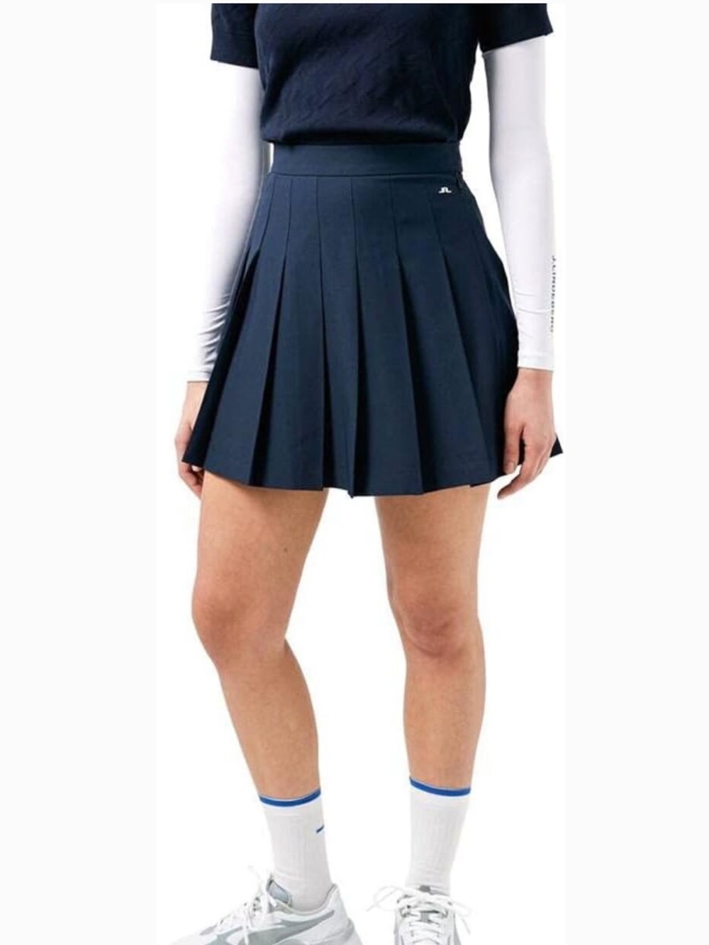 J.Lindeberg Adina Pleated Golf Skirt Navy Includes Matching Shorts NEW XS